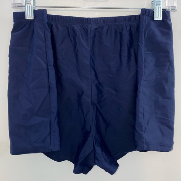 Septangle 26W 2 Piece Tankini Plus Size Swimsuit with Built in Bra and Shorts - Picture 7 of 10